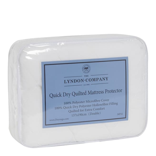 The Lyndon Company Quick Dry Double Mattress Protector