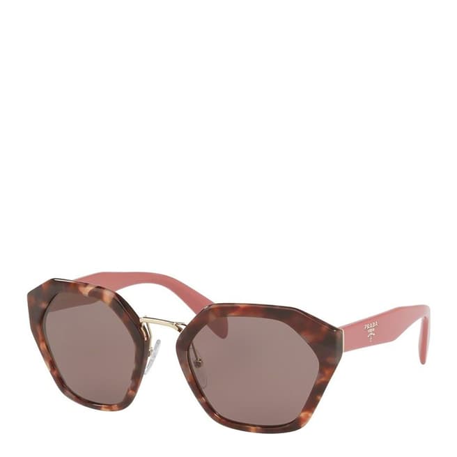 Prada PInk/Brown Women's Prada Sunglasses