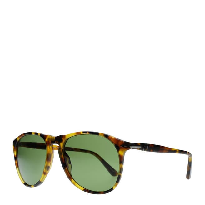 Persol Unisex Leopard Brown/Green Persol Sunglasses