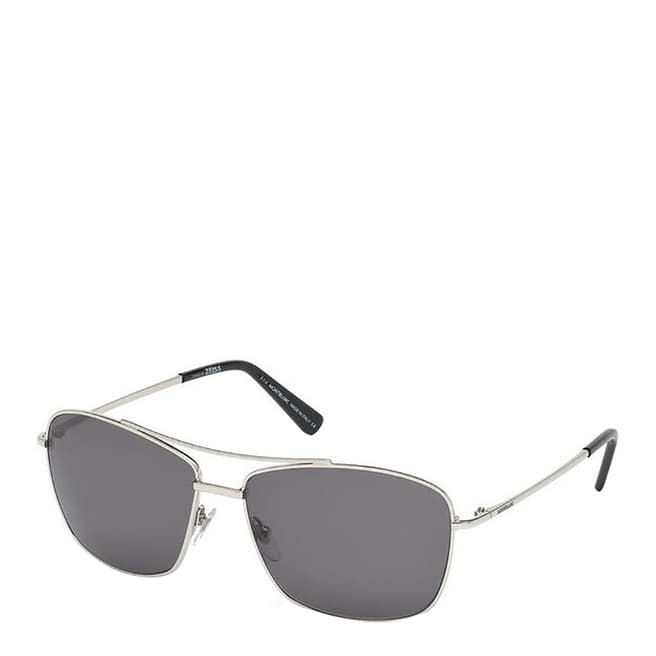 Montblanc Men's Black/Silver Montblanc Sunglasses