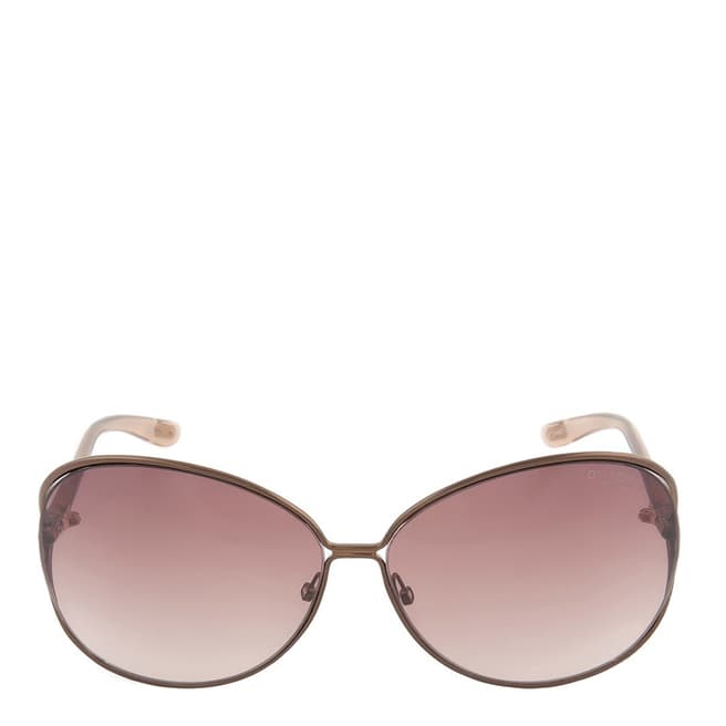 Tom Ford Women's Shiny Bronze Clemence Sunglasses 65mm