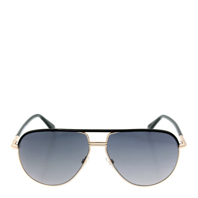 Tom Ford Men's Gold with Black Cole Sunglasses 61mm