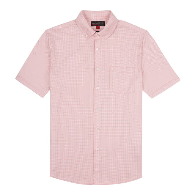 Musto Pink Effortless Short Sleeve Shirt