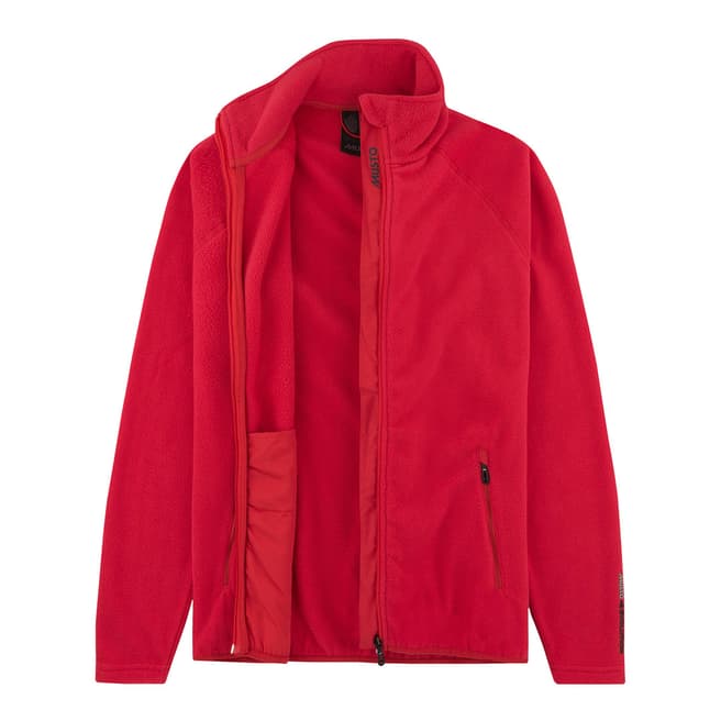 Musto Red Crew Fleece Jacket