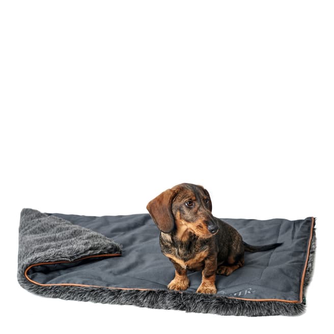 HUNTER Pet UK Anthracite Bergamo Dog Blanket 120x80 cm