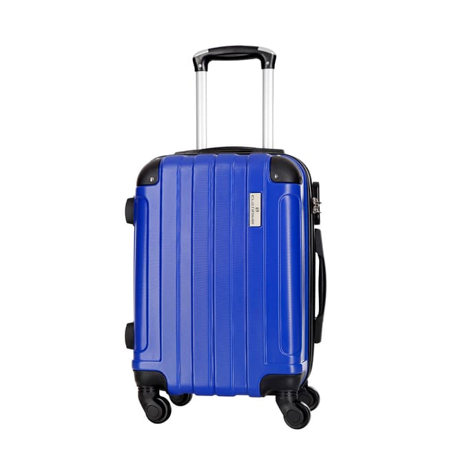 Platinium Blue Delos 4 Wheel Suitcase 60cm