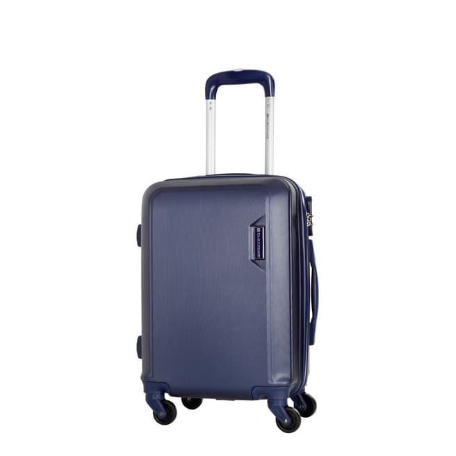 Platinium Mainre Blue Buccia 4 Wheeled Suitcases 50cm
