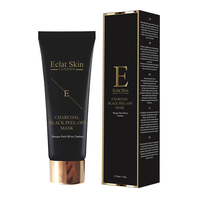 Eclat Skin London Purifying Charcoal Black Peel-Off Mask 24k Gold - 50ml