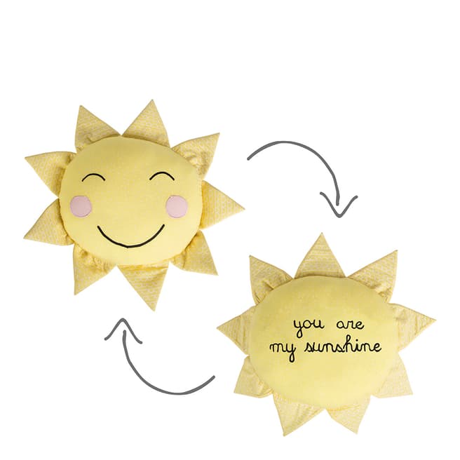 Sass & Belle You Are My Sunshine Polka Dot Sun Cushion