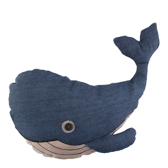 Sass & Belle Blue Whale Cushion
