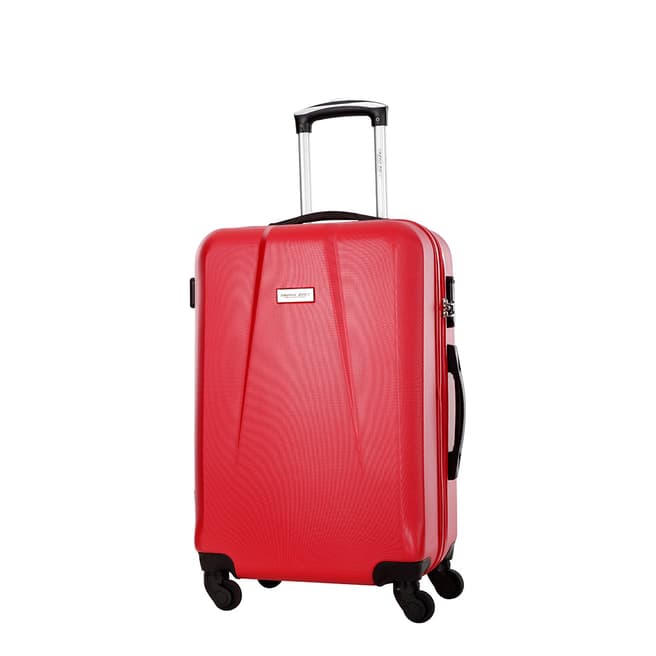 Travel One Red Pandara 4 Wheel Suitcase