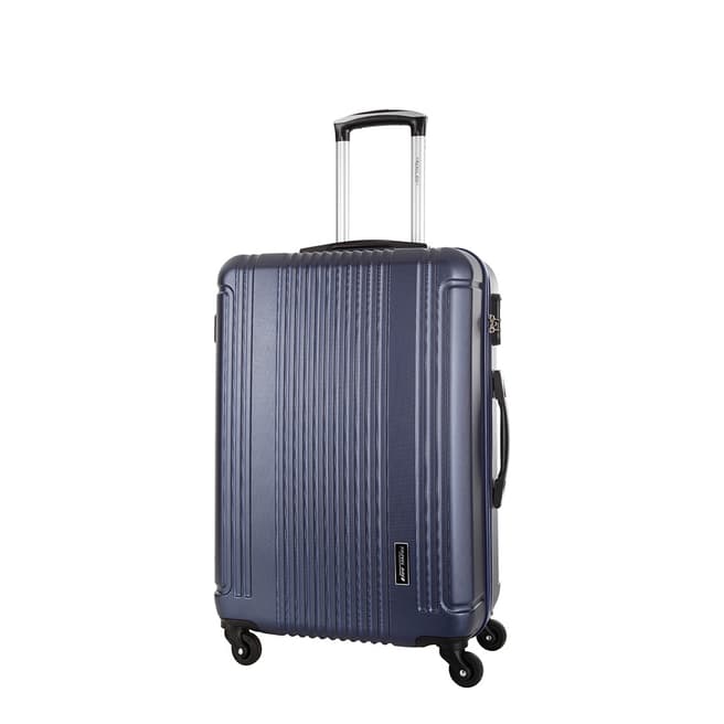 Travel One Navy Barton 4 Wheeled Suitcase 50cm
