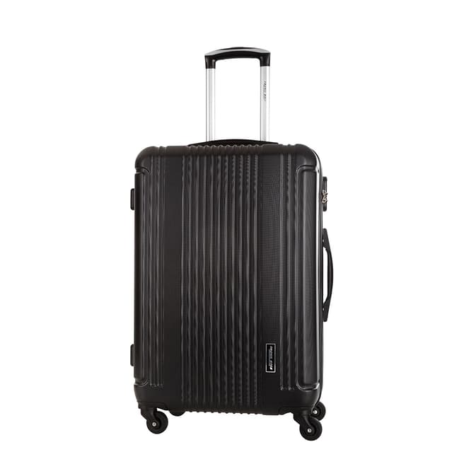 Travel One Black Barton 4 Wheeled Suitcase