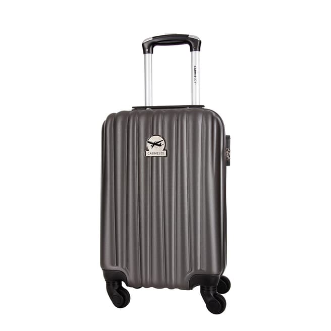 Travel One Grey Bright 4 Wheeled Cabin Suitcase 46cm