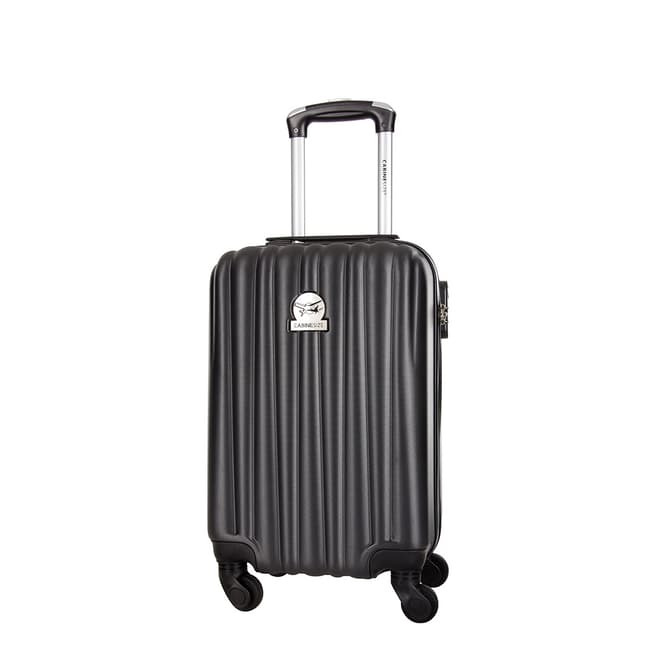 Travel One Black Bright 4 Wheeled Cabin Suitcase
