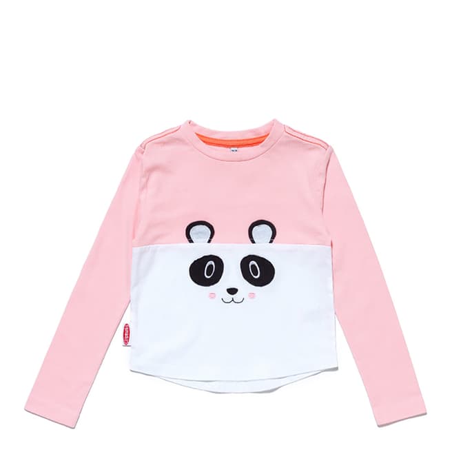 Chipmunks Pink and White Bao Bao Panda Top
