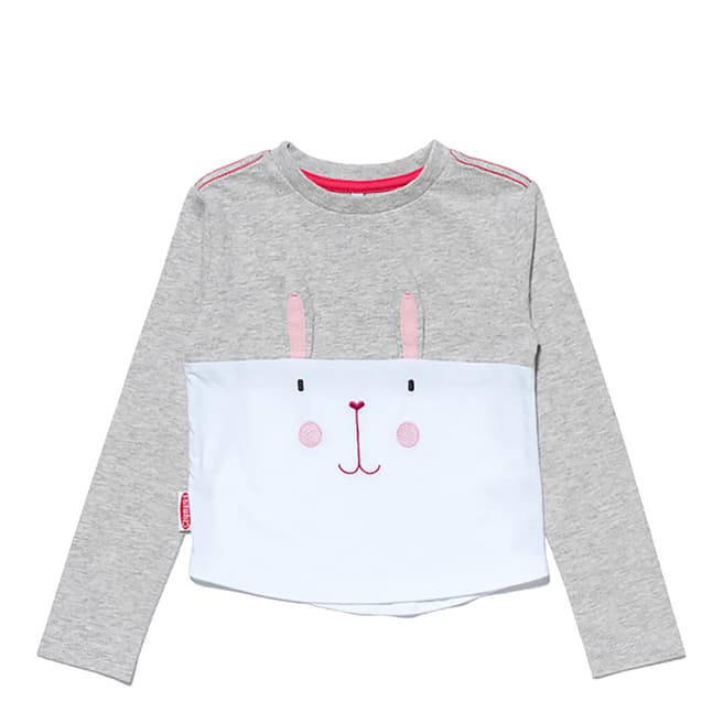 Chipmunks Grey and White Laila Bunny Top