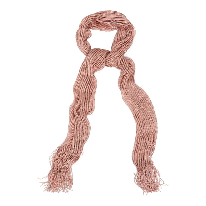 Phase Eight Rose Gold Mira Shimmer Scarf