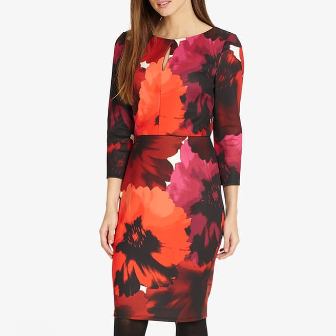 Phase Eight Red Fleur Floral Dress