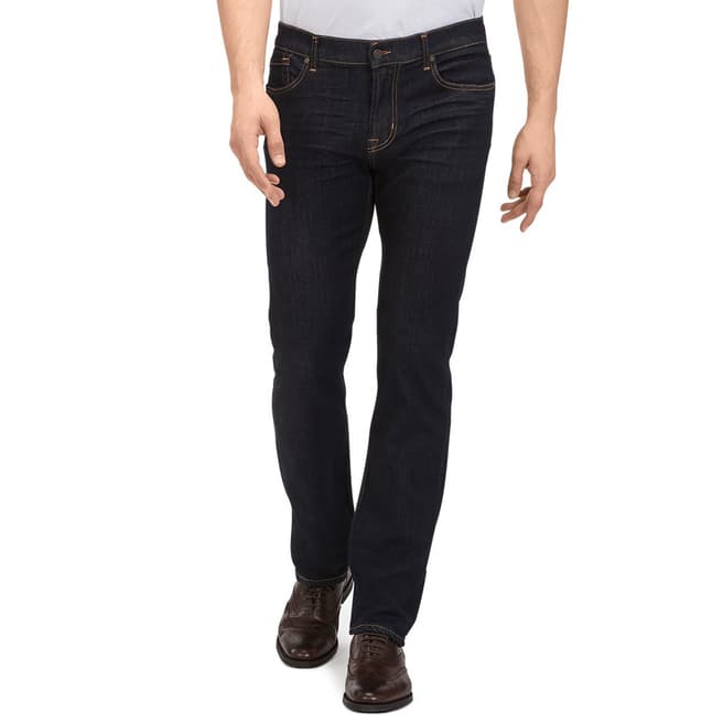 7 For All Mankind Dark Blue Standard Luxe Perfomance Stretch Jeans