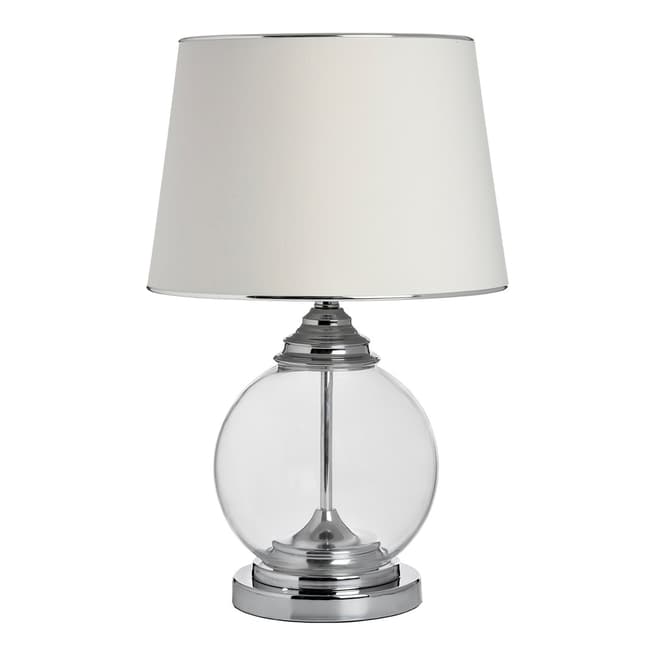 Hill Interiors White Glass Isadora Table Lamp