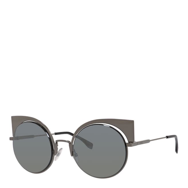 Fendi Women's Grey Fendi Cat Eye Sunglasses  53mm