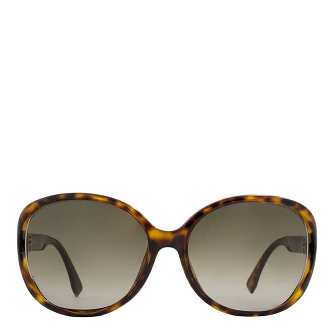 Fendi Women's Havana Fendi Oversized Sunglasses 52mm