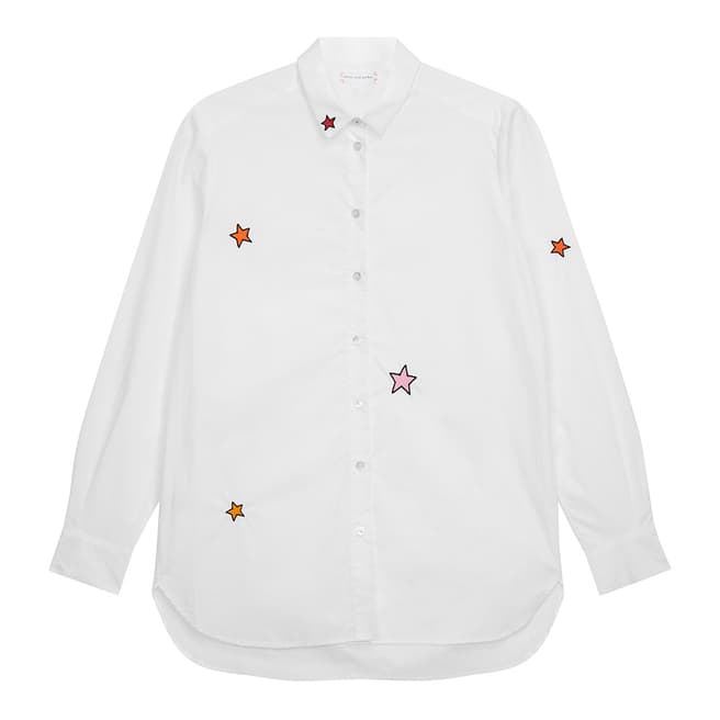 Chinti and Parker White/Poppy/Black Star Shirt