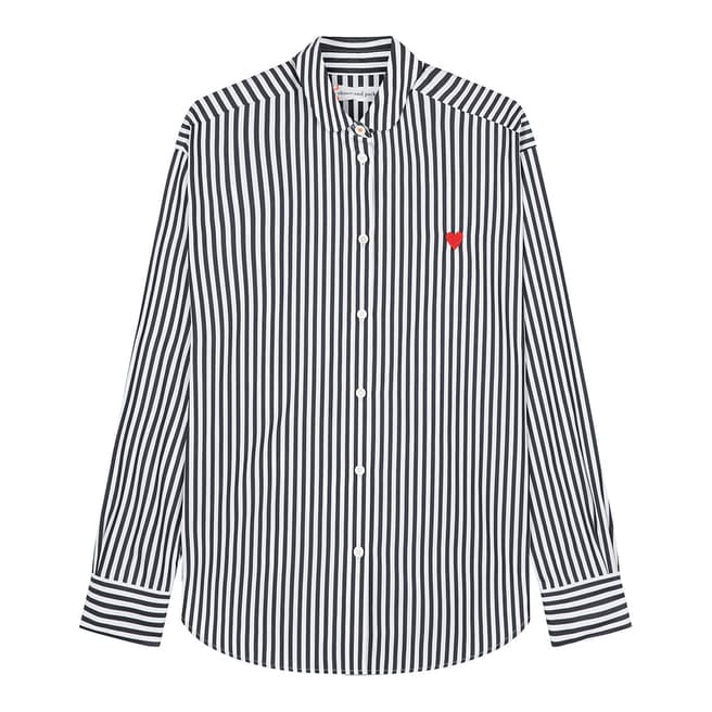 Chinti and Parker Black/White Easy Fit Shirt
