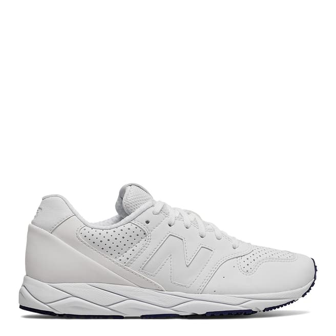 New Balance Women's White Leather 96 Trainers