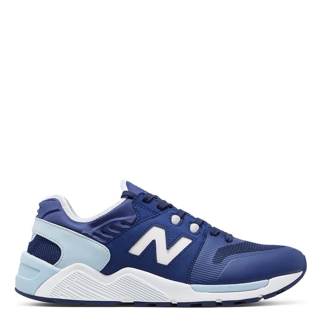 New Balance Men's Blue Leather 009 Trainers