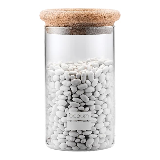 Bodum YOHKI 1L Storage Jar with Cork Lid