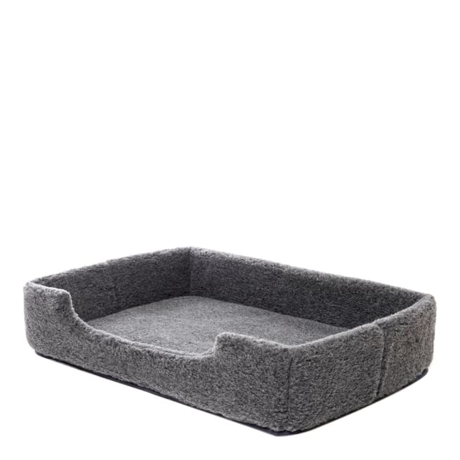Royal Dream Grey Merino Wool Pet Bed 60x90cm