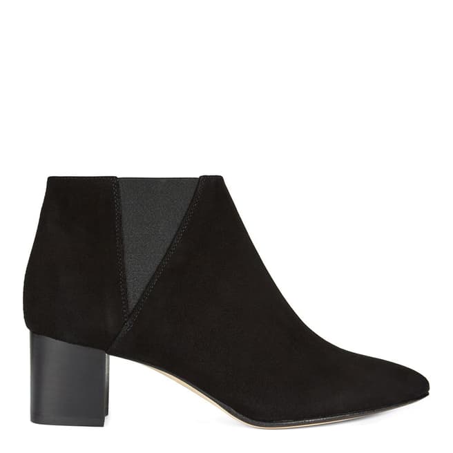 Hobbs London Black Suede Florence Ankle Boots