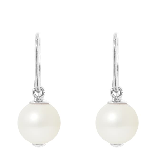 Mitzuko White Pearl Earrings