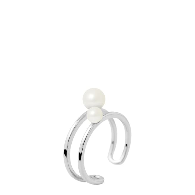 Mitzuko Silver/White Cultured Tahiti Pearl Ring