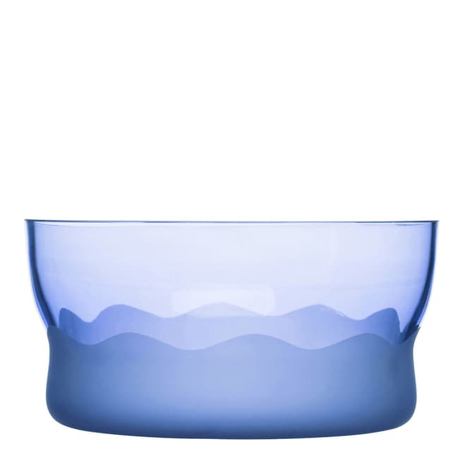 Sagaform Aqua Wave serving bowl blue