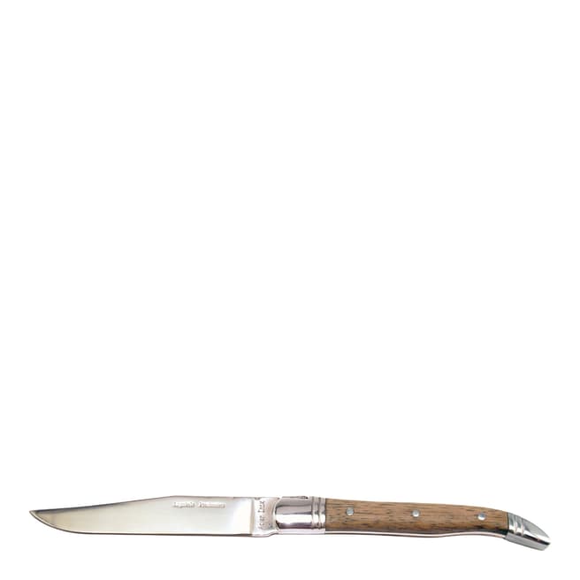 Laguiole Set of 6 Brown Traditional Knives