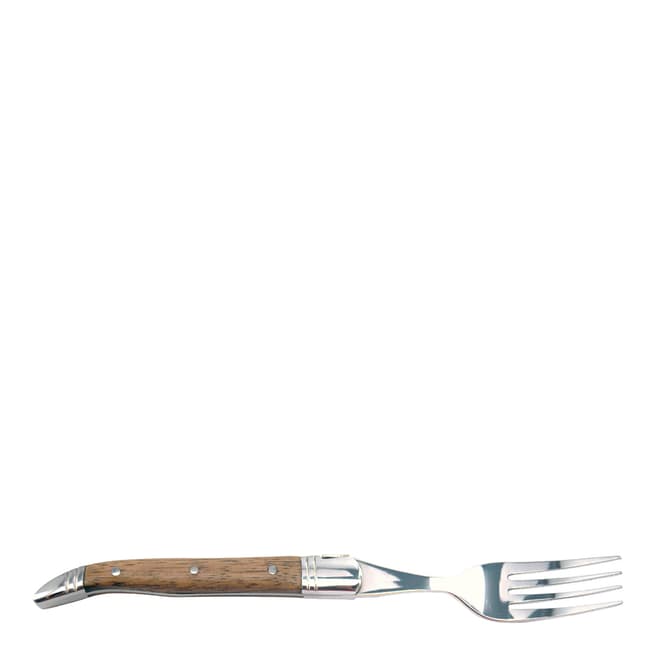 Laguiole Set of 6 Brown Traditional Forks