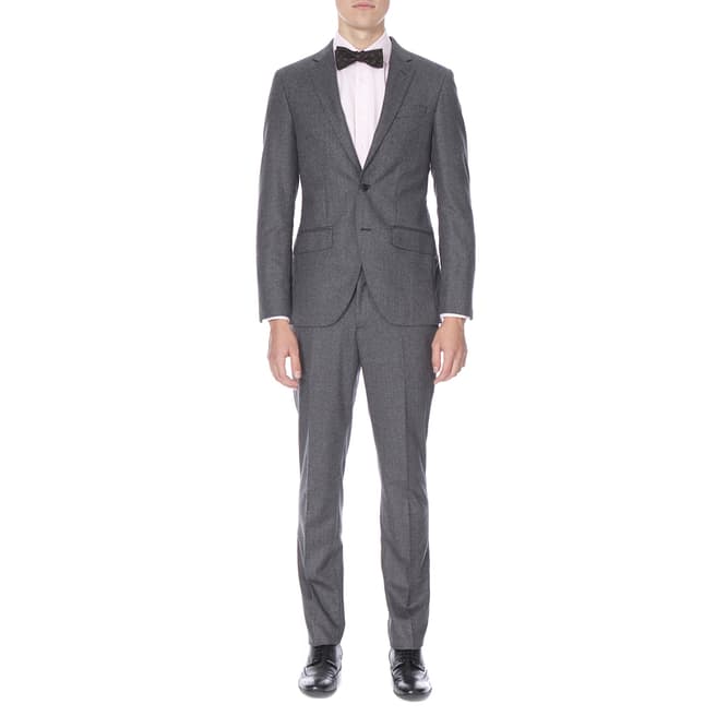 Hackett London Grey Pick and Pick Wool Suit