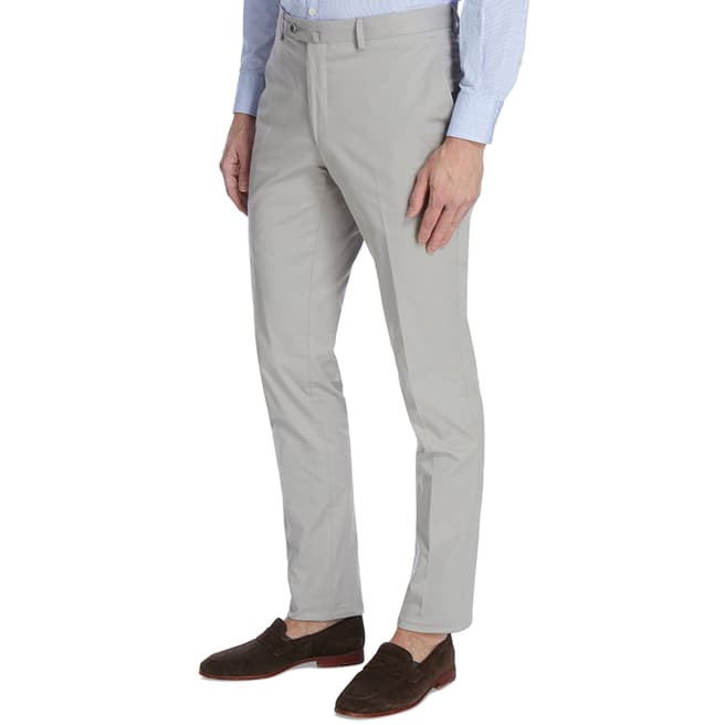 Hackett London Stone Formal Stretch Cotton Trousers