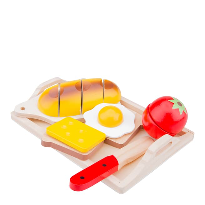 New Classic Toys Breakfast Tray Cutting Meal Playset