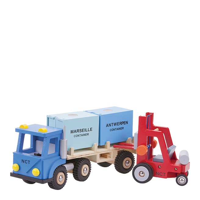 New Classic Toys Truck With 2 Containers Playset