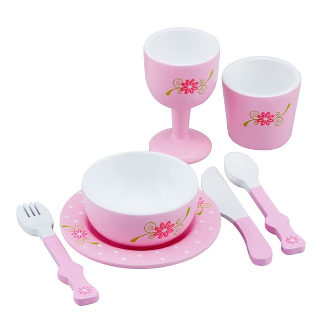New Classic Toys Pink Dinner Playset