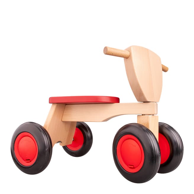 New Classic Toys Red Wooden Road Star Trike
