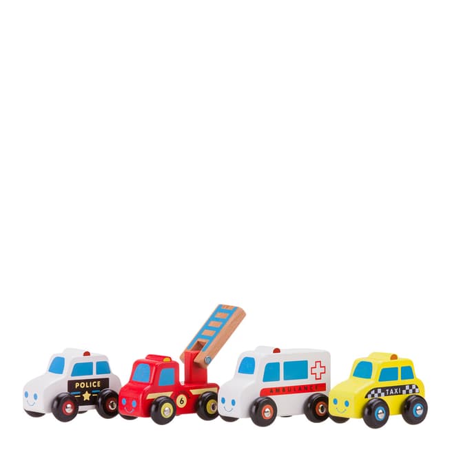 New Classic Toys 4 Piece Vehicle Set