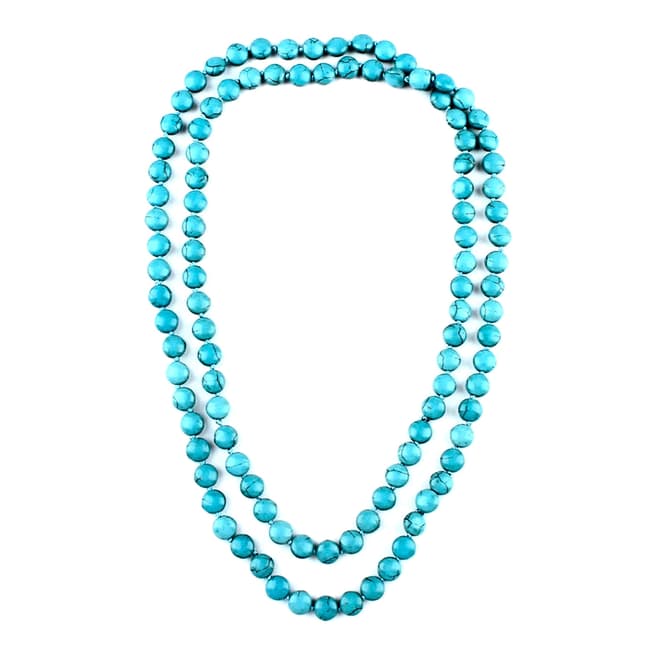 Alexa by Liv Oliver Turquoise Endless Long Necklace