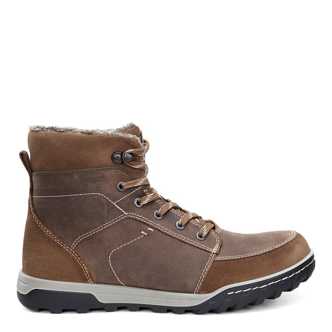ECCO Camel Leather Urban Lifestyle Hiking Boots