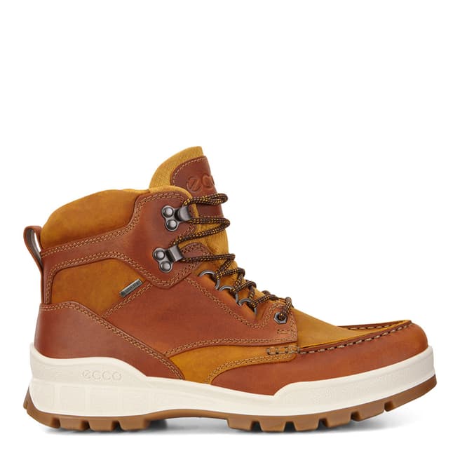 ECCO Tan Leather Track 25 Hiking Boots