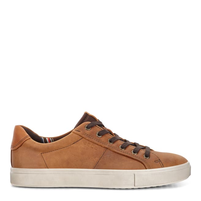 ECCO Tan Leather Kyle Sneakers 